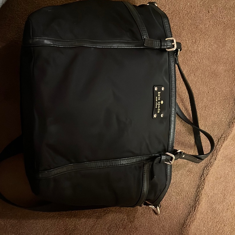 Black nylon, Kate spade bag